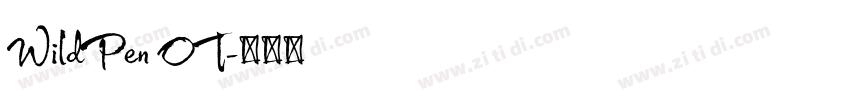 WildPen OT字体转换
